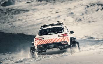 험지에서 달리는 제네시스 ‘GV60’은 이 모습